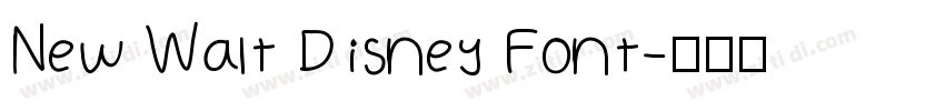 New Walt Disney Font字体转换